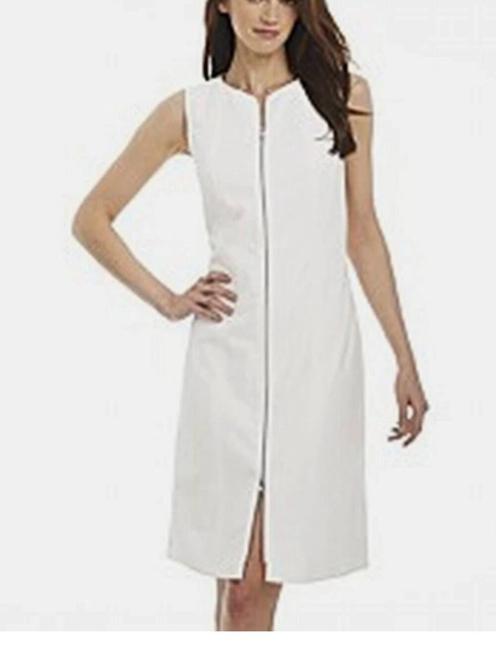 NWT Premise Raveena Front Zipper Sleeveless Dress